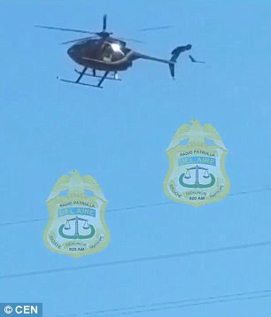 Video: Cae helicóptero de policía en México, mueren cuatro personas